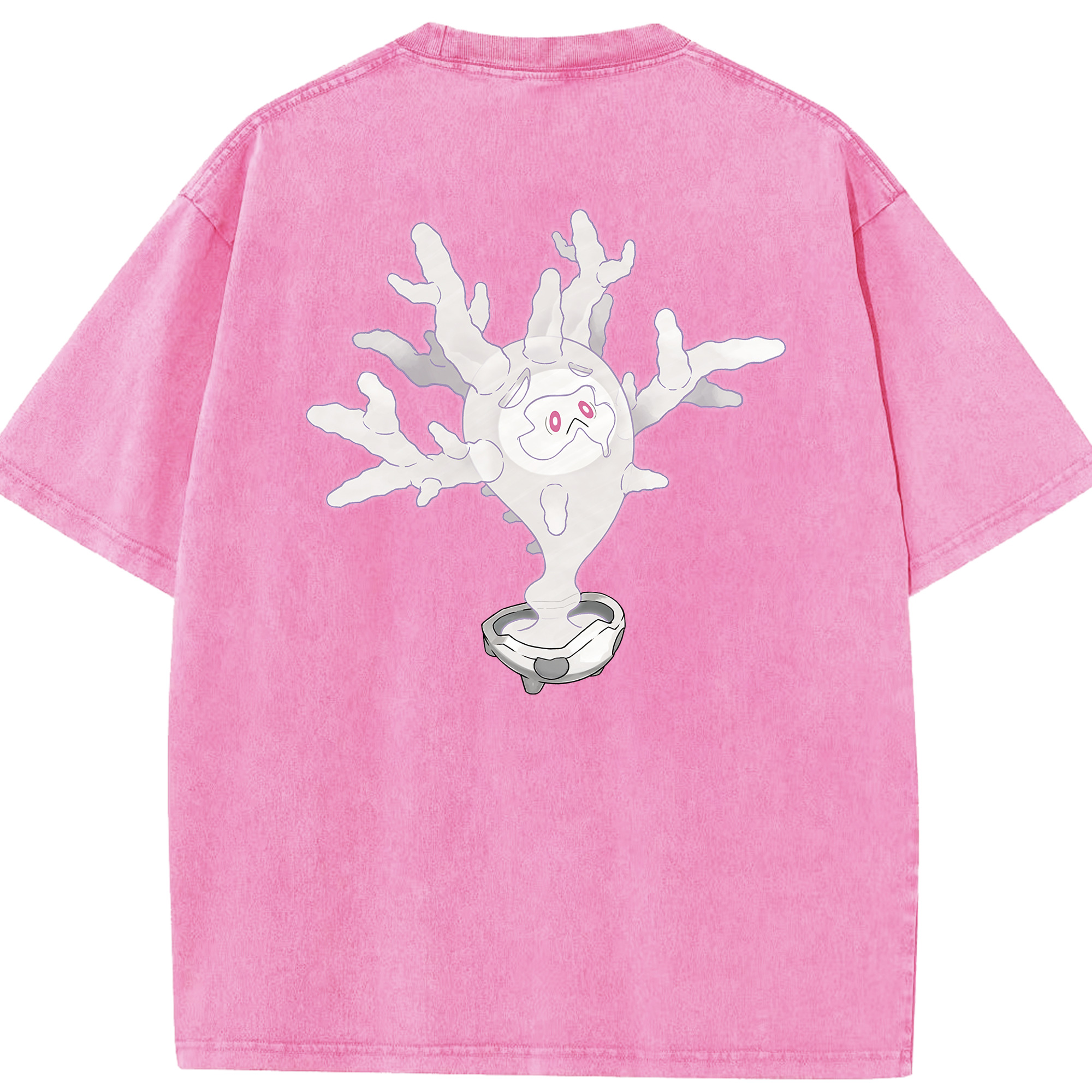 （画像用） ポケットモンスター Pokémon 綿100% ヴィンテージ風 半袖Tシャツ（背面プリント）
